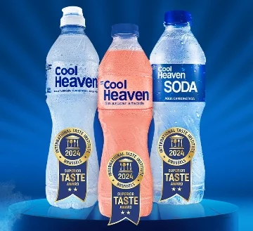 Botellas de Cool Heaven.