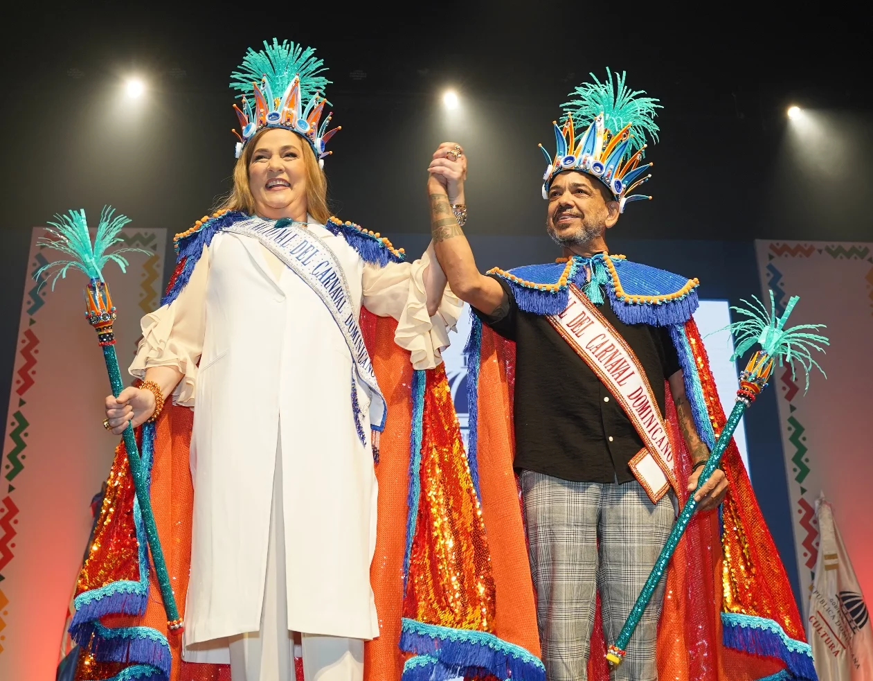 Los reyes del carnaval fueron escogidos por su amplia trayectoria en el ámbito del arte.