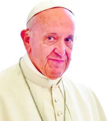 El papa  pide no dejar al futuro una   deuda ecológica.