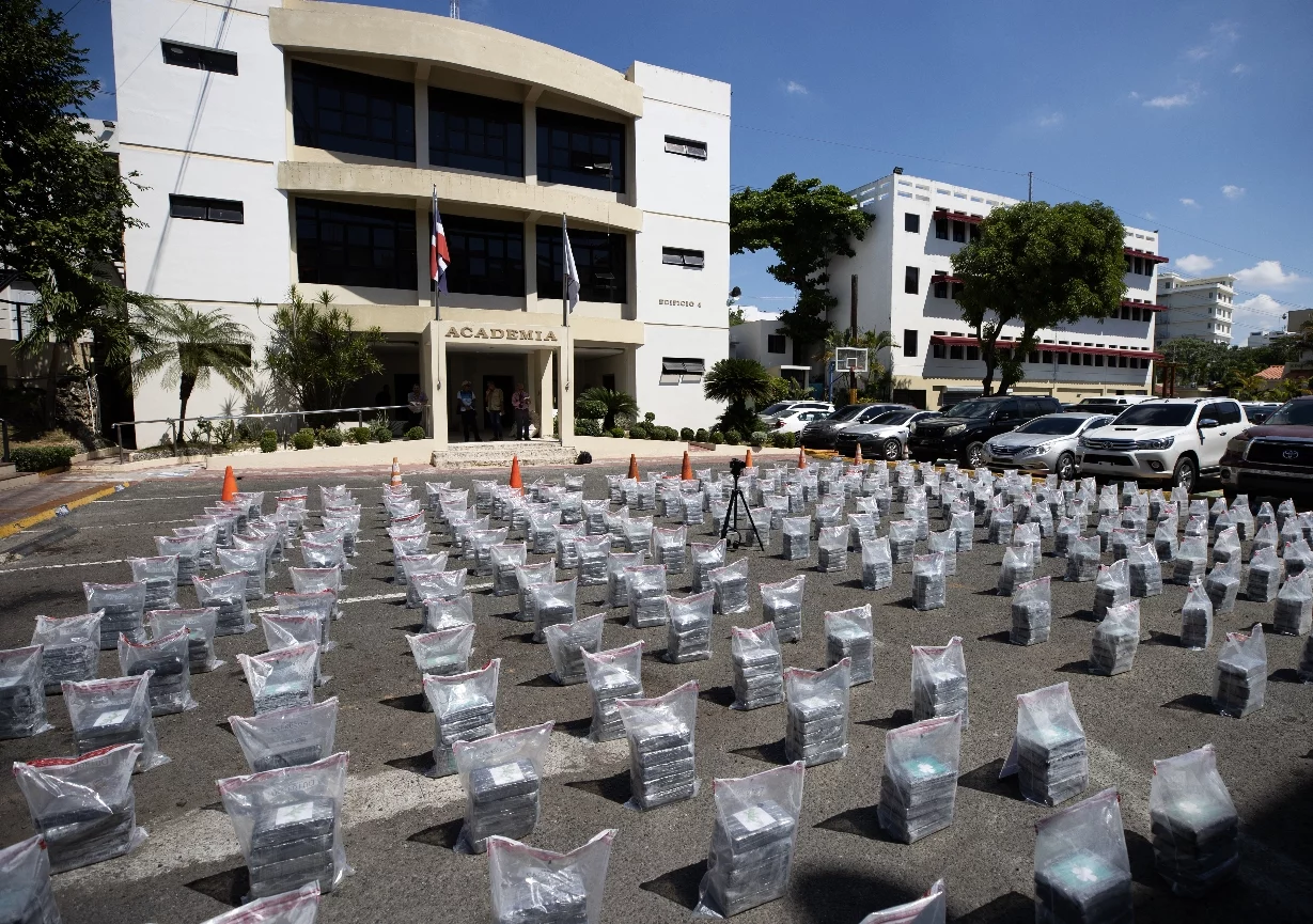 Incautan 1,4 toneladas de cocaína en el este de la República Dominicana