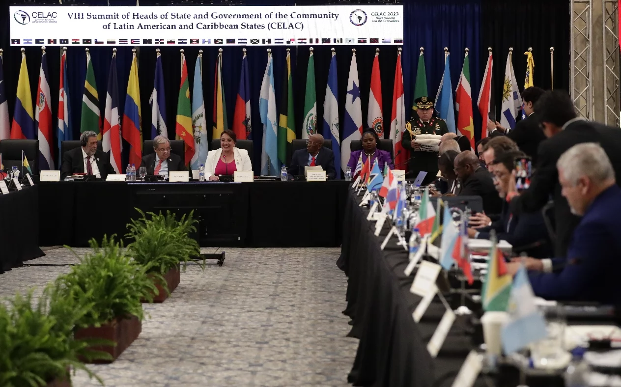 Cumbre de la Celac en Kingstown con los principales mandatarios de la izquierda americana