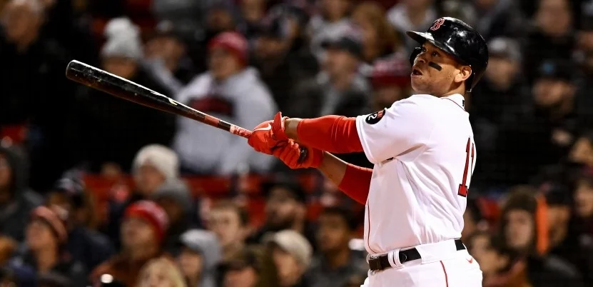 Rafael Devers disparó su cuarto jonrón  spring training.ap