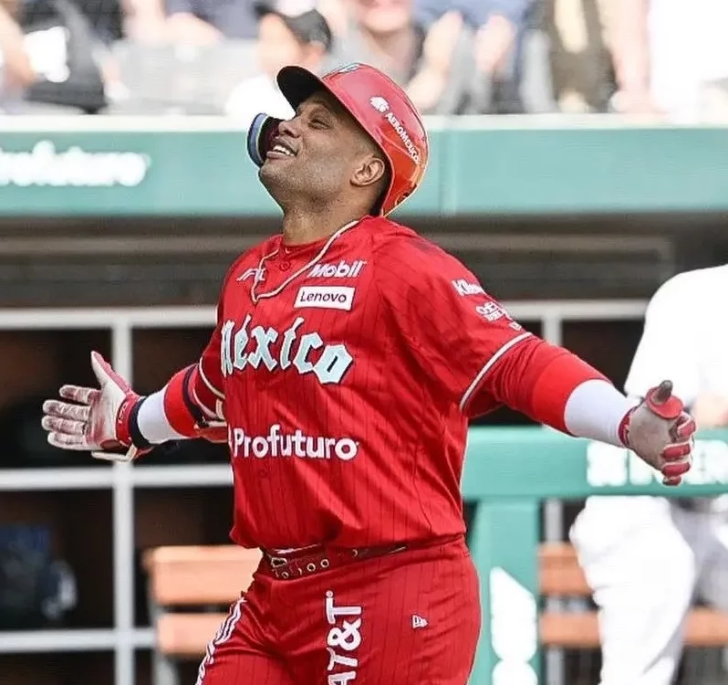 Robinson Canó jueva figura Diablos Rojos México.  Archivo