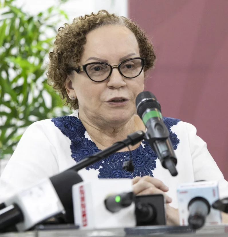 Procuradora Miriam Germán Brito en  última rendición.