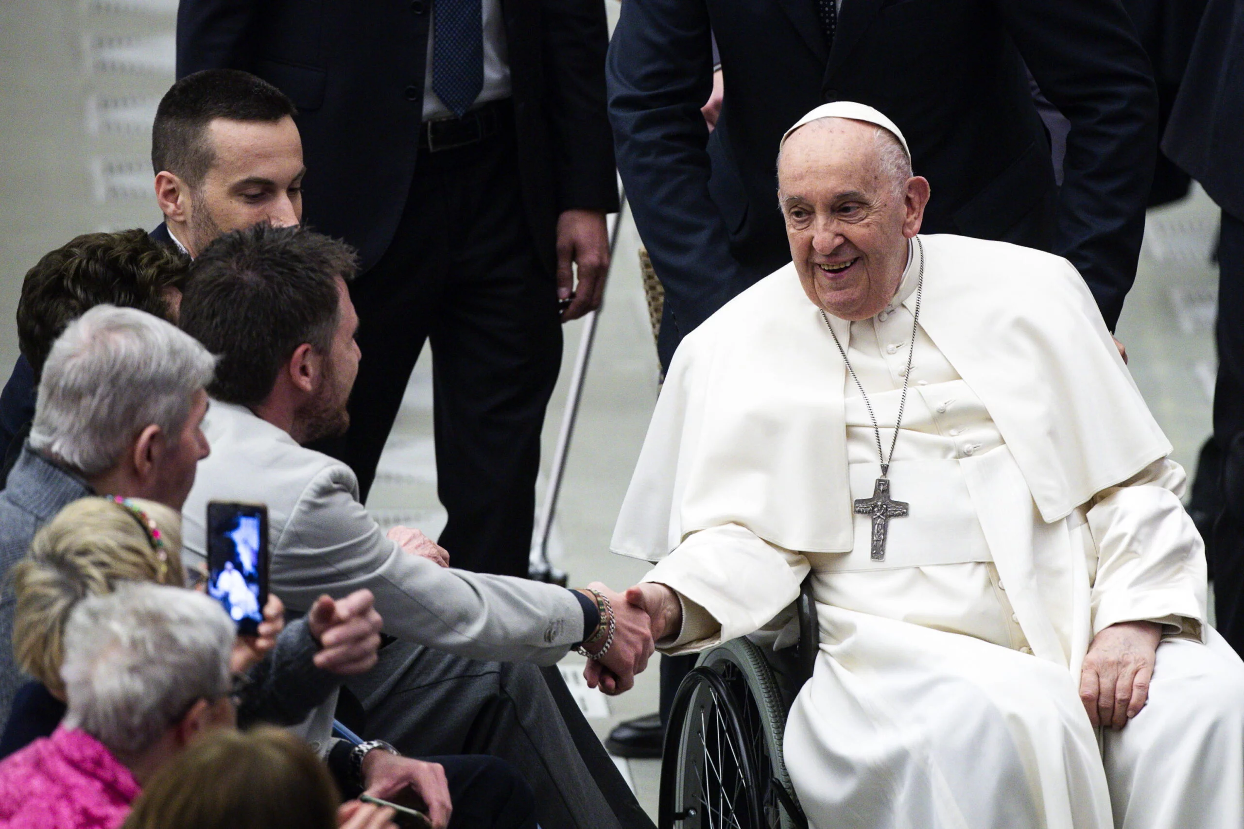 Pope Francis' audience with managers and staff of RAI in Vatican City