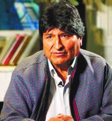 Evo Morales aspira a la presidencia de Bolivia.