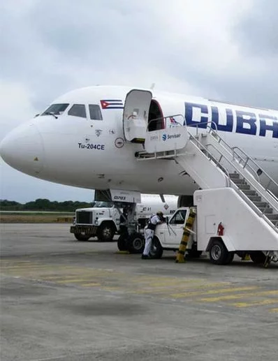 Los aviones cubanos viajan a Argentina desde 2023.