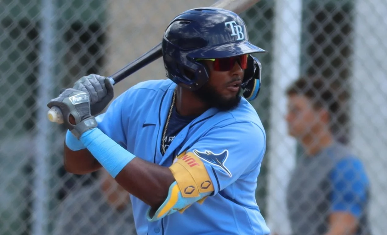 Junior Caminero, a pesar de estar en triple “A”, es de los favoritos para ser Novato del Año en LA.