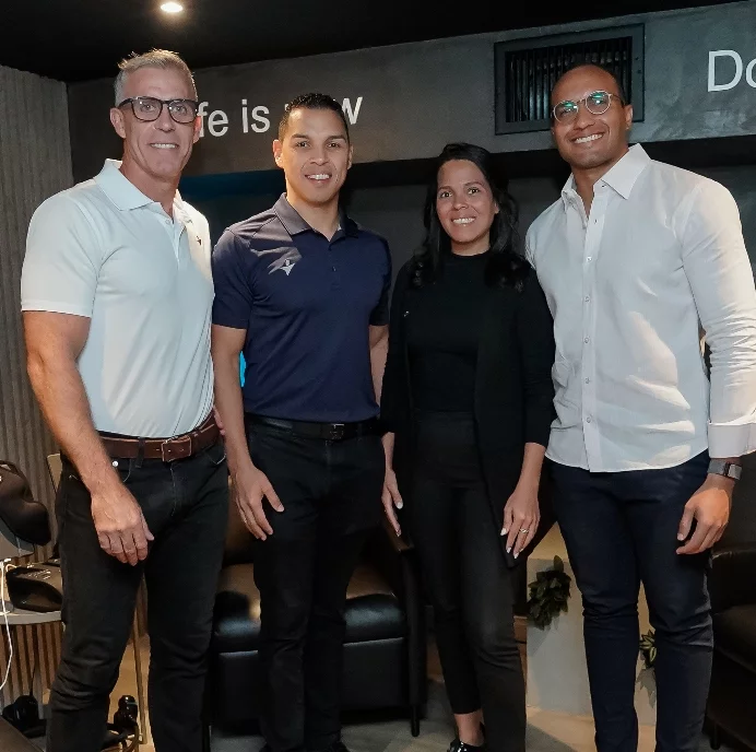 Jorge Rodríguez, Willy Ureña, Carolina Torres y Pedro Tejada.