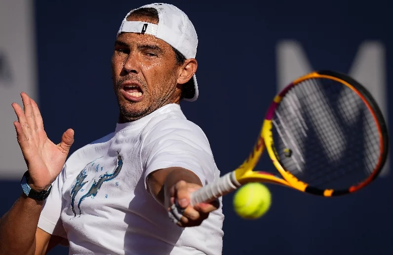 ENTRENAMIENTO RAFAEL NADAL