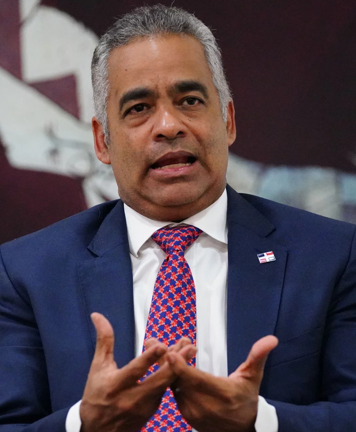 Joel Santos emitió sus declaraciones durante el Almuerzo Semanal del Grupo Corripio.