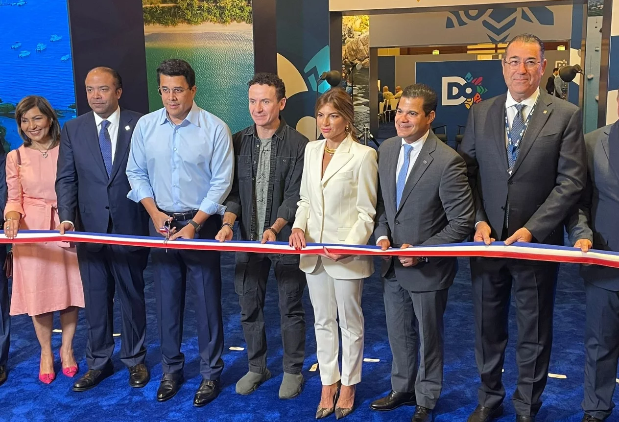 El ministro David Collado al dejar iniciado el Rode Show en Miami.  fuente externa