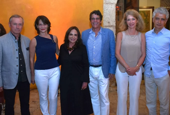 Eric Fournier,  Florence Fournier, Altagracia Mella Russo, Miguel Ángel Muñiz, Katja Afheldt y Jean Assaf.