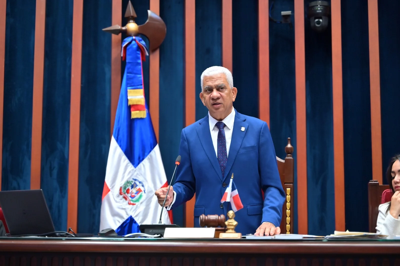 Ricardo de los Santos, presidente del Senado.
