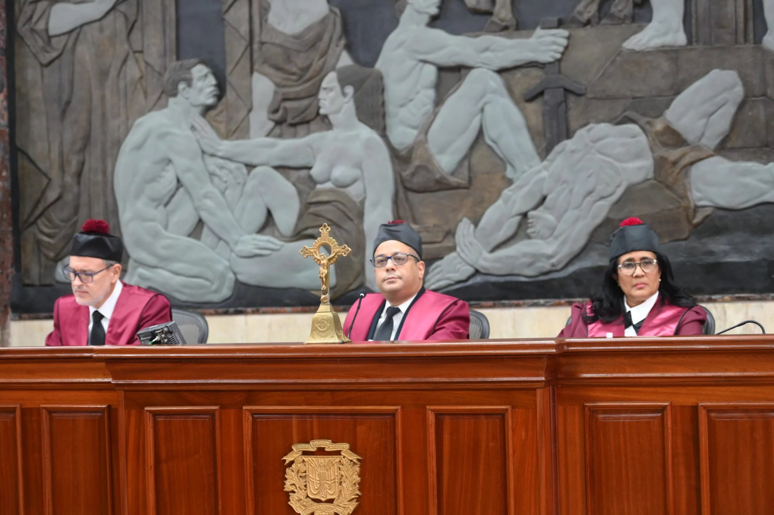 En la vista, encabezada por el magistrado presidente Napoleón R. Estévez Lavandier, se conocieron siete expedientes relativos a la Ley núm. 1-24, que crea la Dirección Nacional de Inteligencia (DNI)