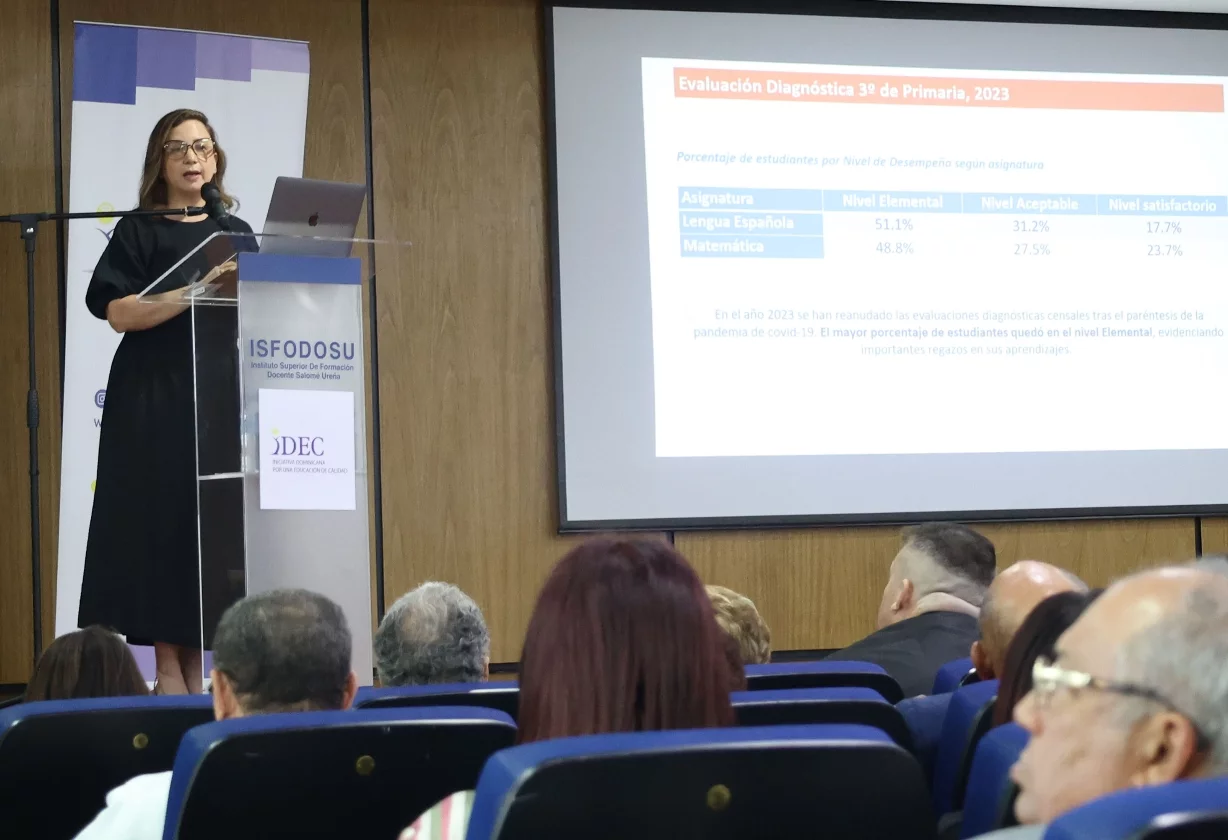 Laura Abreu Malla  desglosó  el informe  que reconoce  retos y desafíos planteados.  ELIESER TAPIA