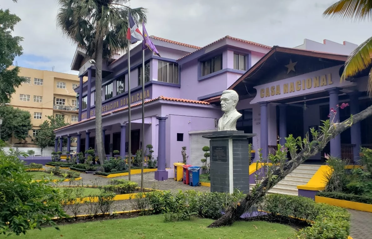 Casa nacional del Partido de la Liberación Dominicana. Fuente externa