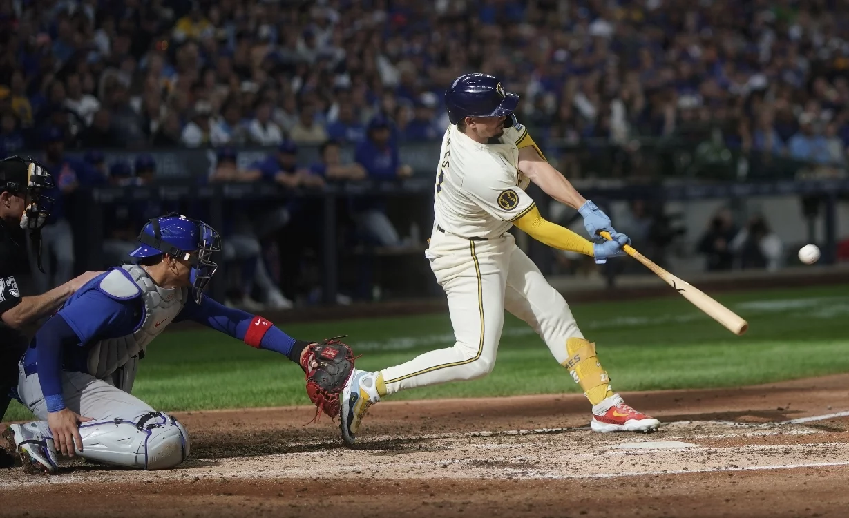 Cubs Brewers Baseball