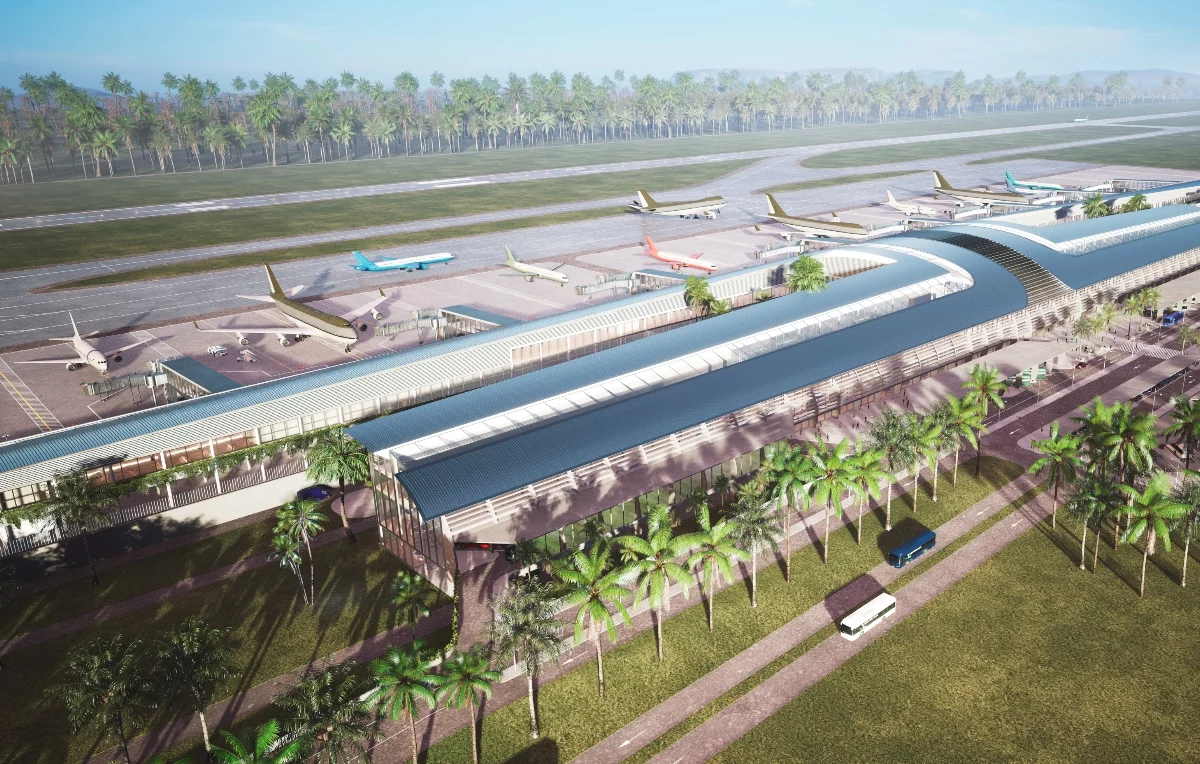 Así sería el aeropuerto de  Bávaro  en caso de que  se llegara a construir.