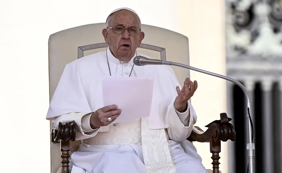 Pope Francis leads his weekly general audience in Vatican City