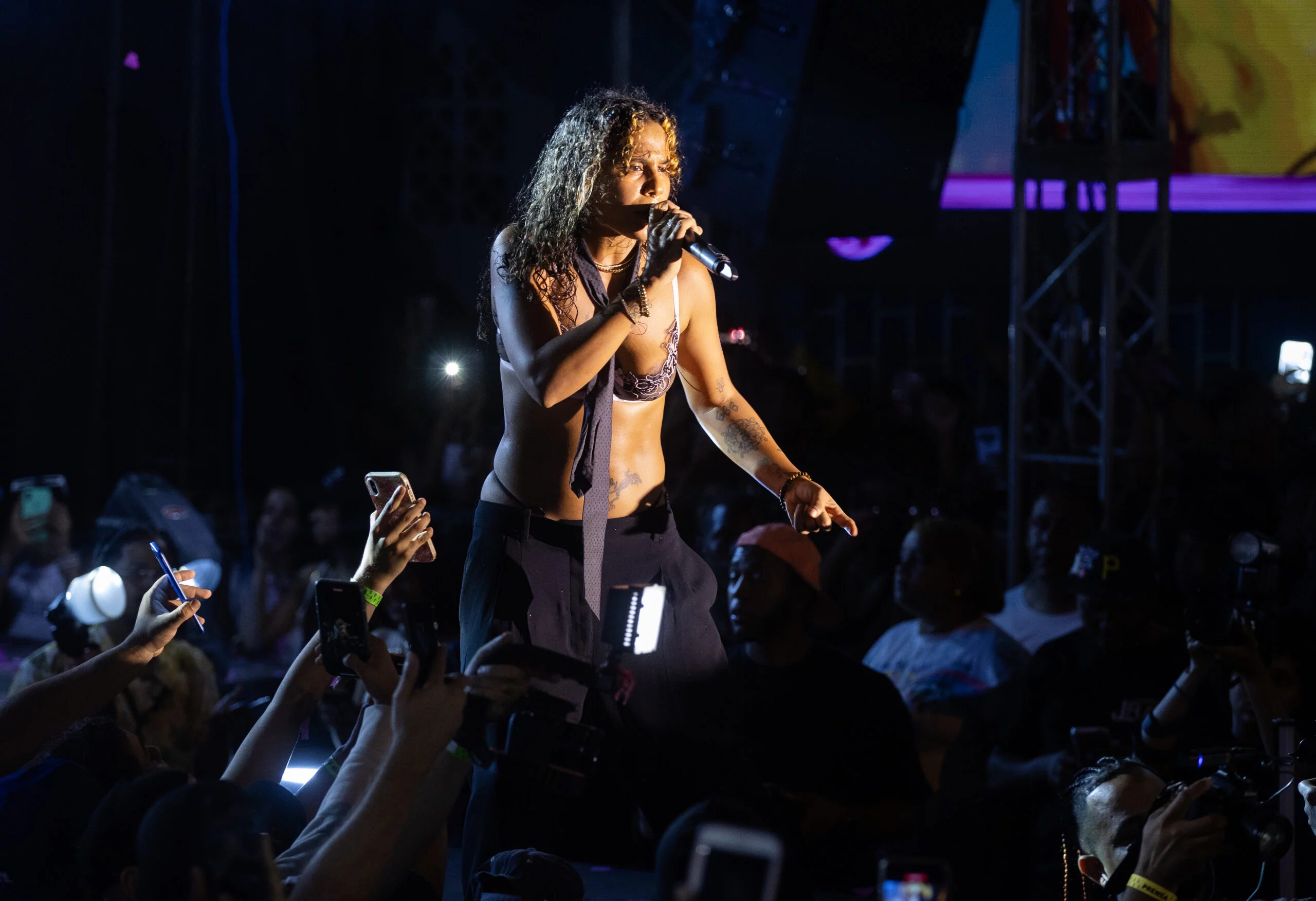 Concierto de la cantante Tokischa en Santo Domingo