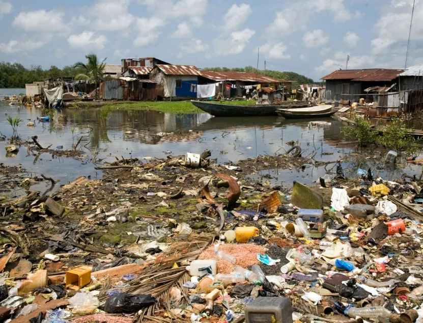 Contaminación de las aguas   amanaza  la biodiversidad.