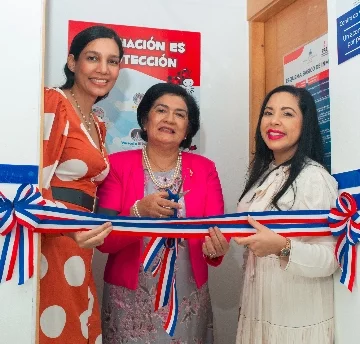Génesis Nouel, Olga Mora y Damaris Jerez.