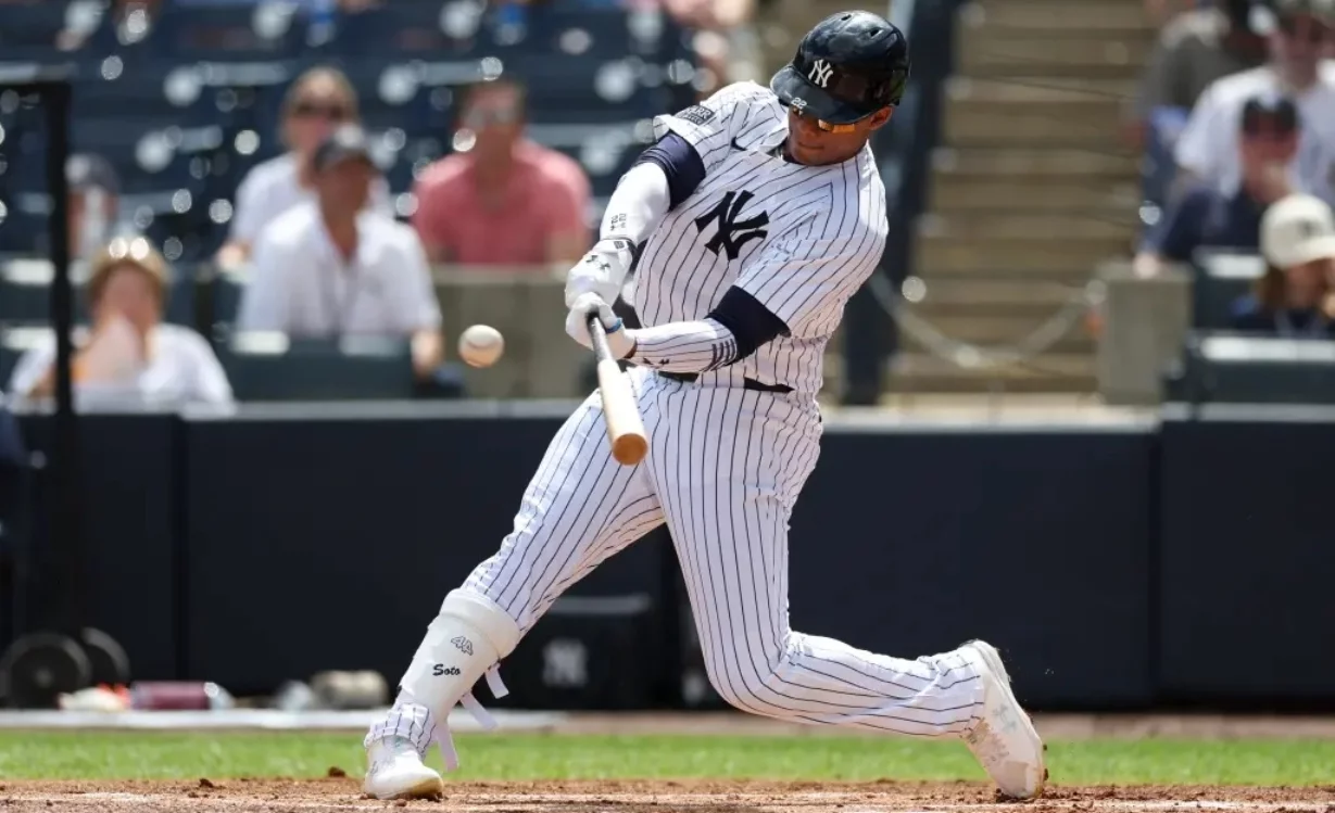 El dominicano Juan Soto, de los Yanquis, es reconocido por su gran manejo del bate.  Ap