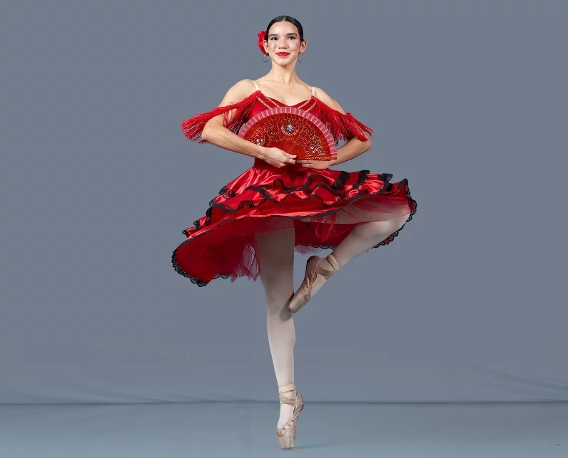 Una de las bailarinas que participará mañana en el show.