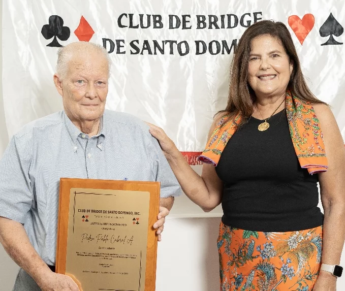 Pedro Pablo Cabral y  Sonia Villanueva de Brouwer.