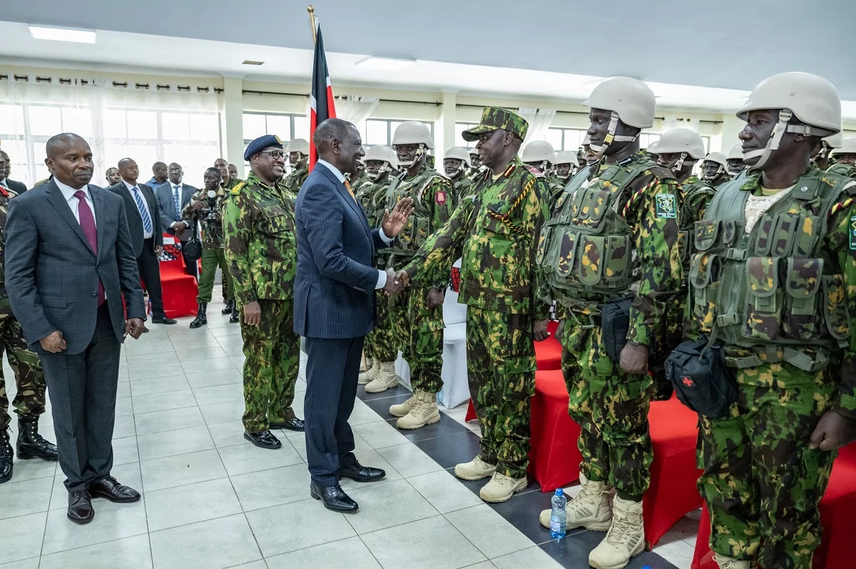 Kenyan President Ruto flags-off first group of police officers for UN peace mission in Haiti