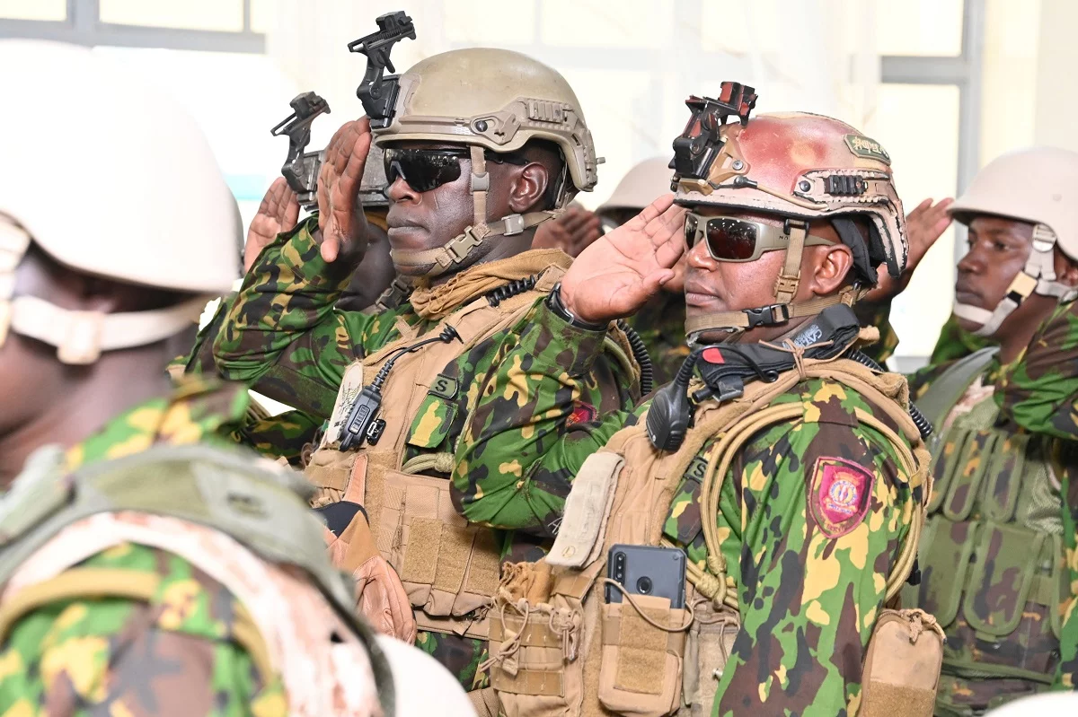 Kenyan President Ruto flags-off first group of police officers for UN peace mission in Haiti