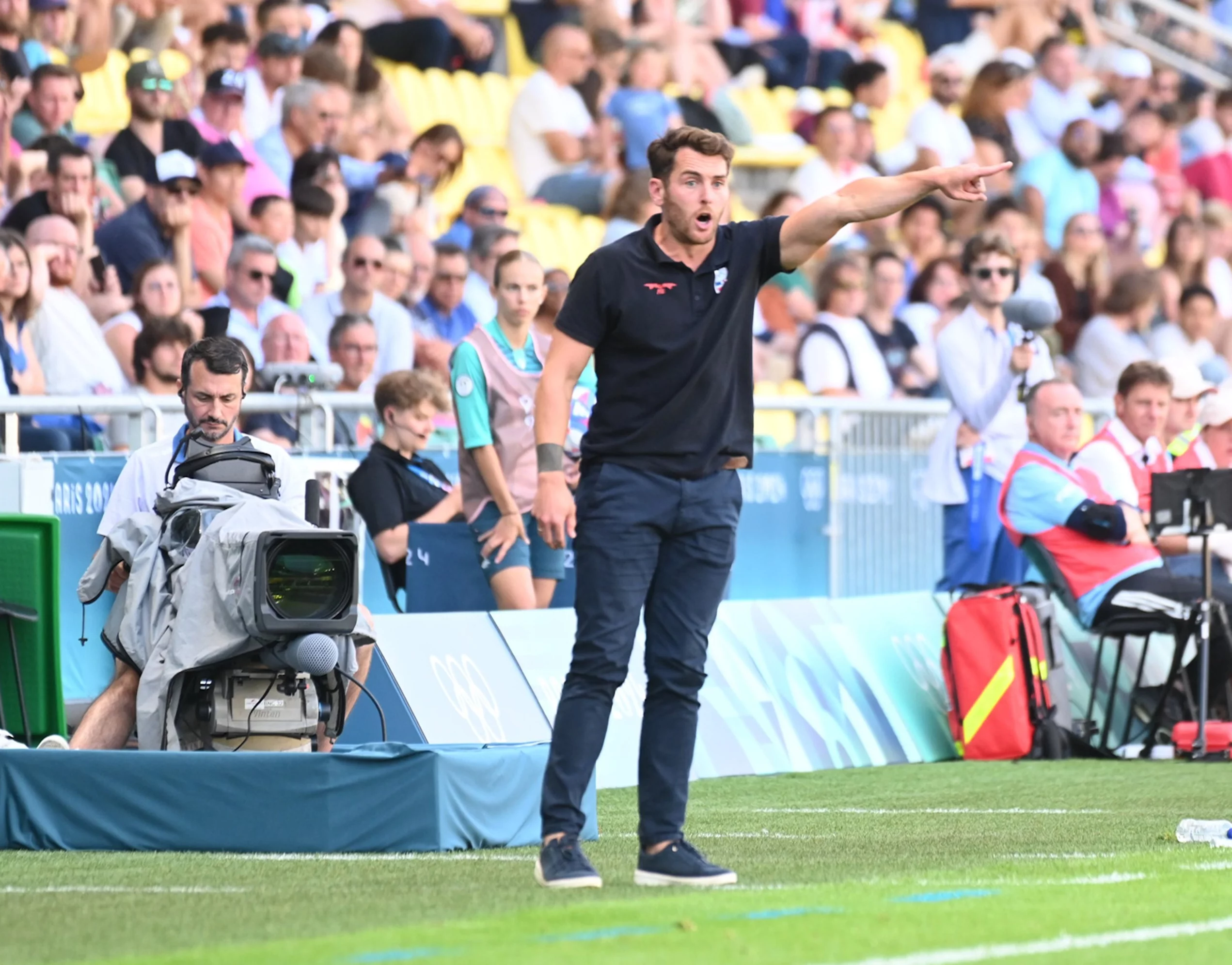 El entrenador  del equipo dominicano Ibai Gómez