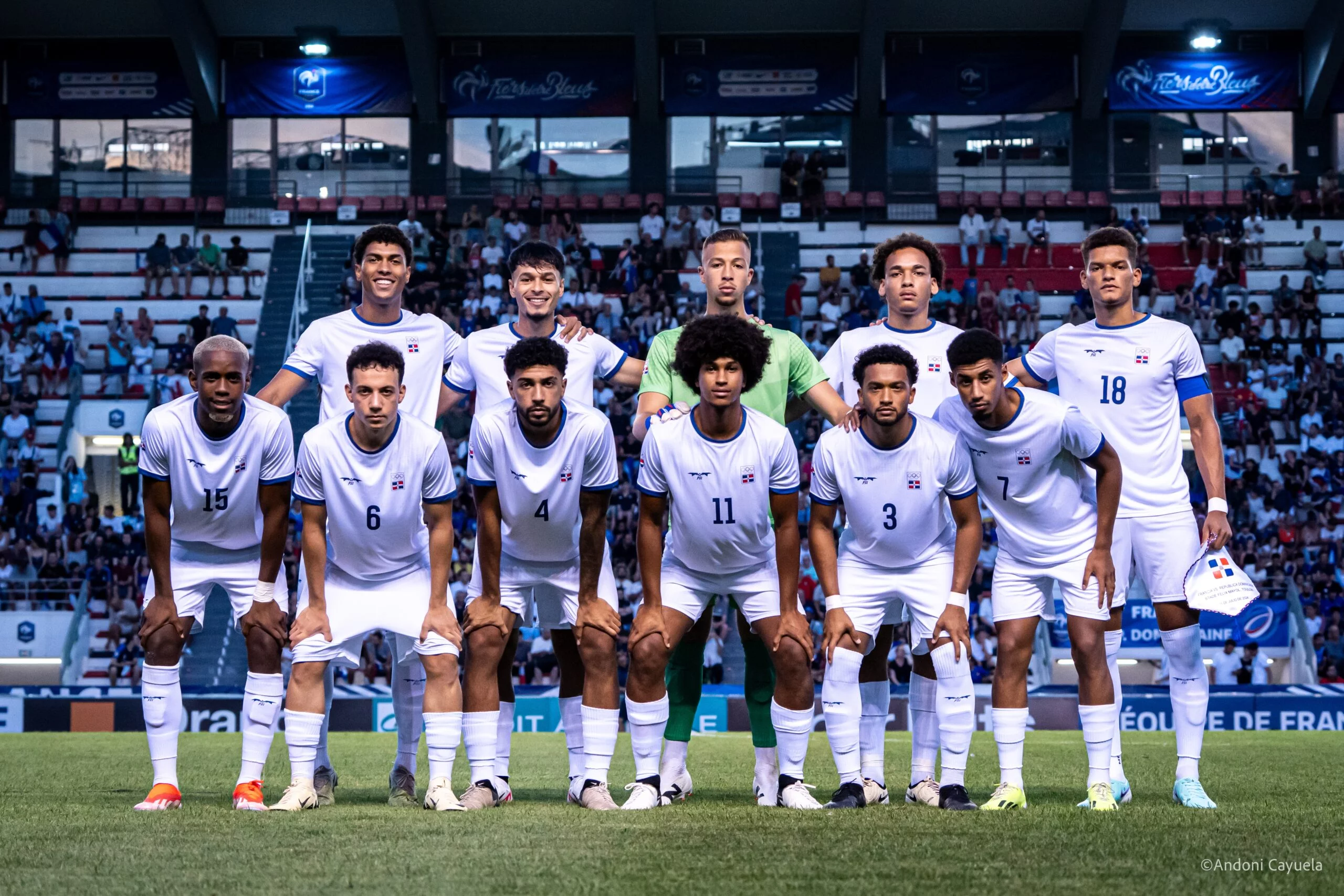 El onceno de República Dominicana que participará por primera vez en unos Juegos Olímpicos.
