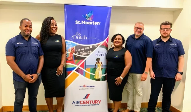 Joubert Synal, Jacqueline Louis, Gina Illidge, Sjaoel Richardson y Felipe Gutiérrez.