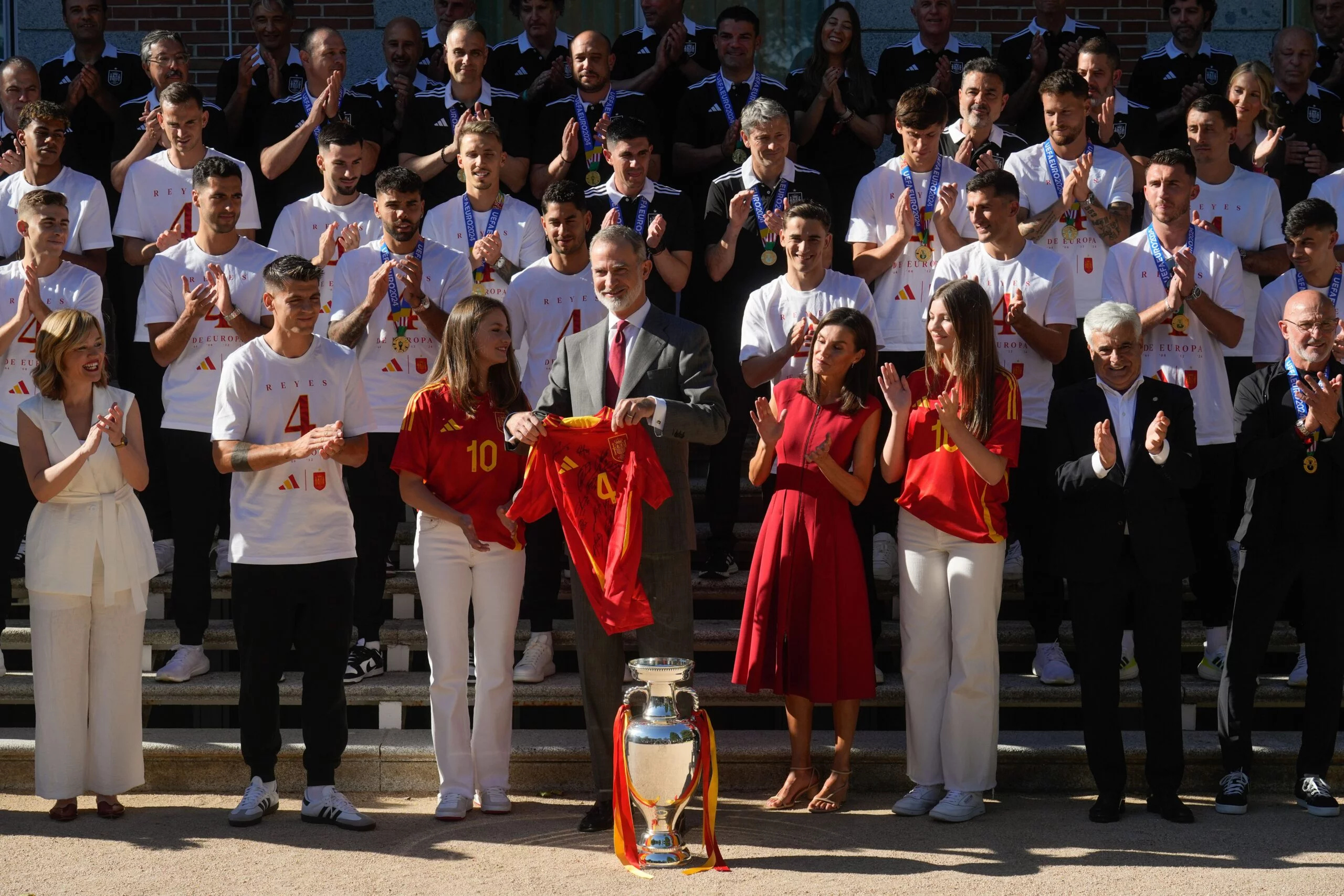 Celebración de la selección española en Madrid