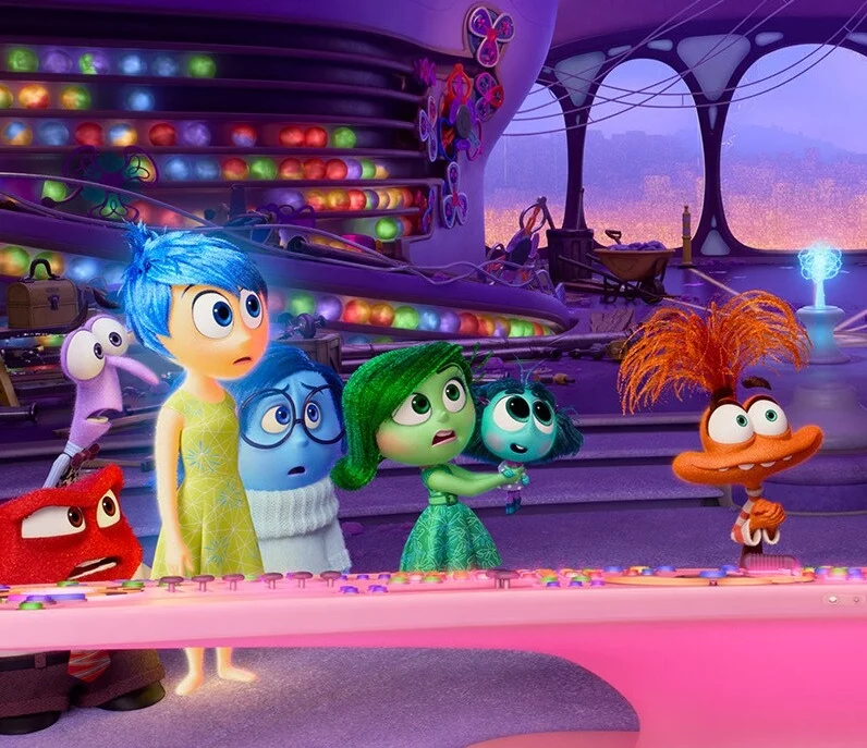 Una escena de la película  “Inside out 2”.