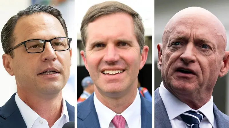 Josh Shapiro, Andy Beshear y Mark Kelly son algunos de los nombres que suenan con más fuerza para acompañar a Harris en la boleta.
