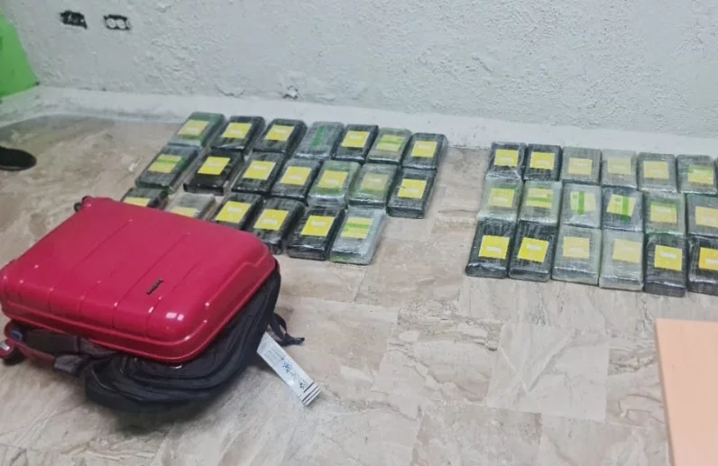 La droga fue decomisada en el aeropuerto  de Punta Cana.