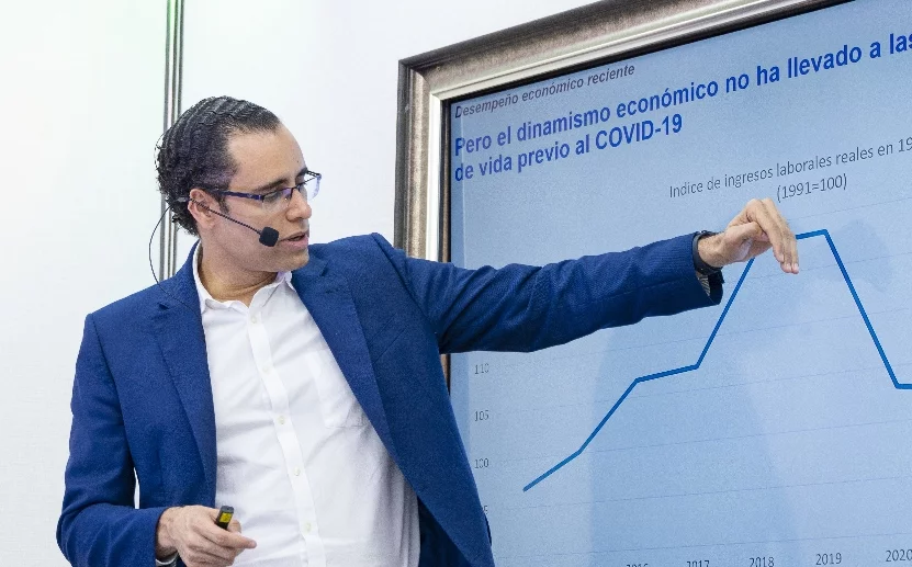 Juan Ariel Jiménez, exministro de Economía y dirigente del PLD.