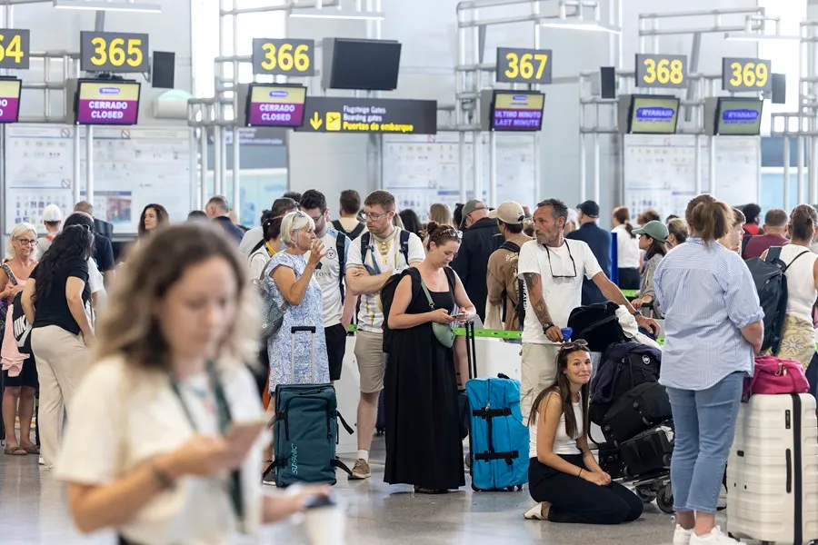 Aeropuerto de Málaga, España.