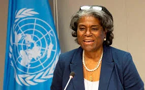 Linda Thomas-Greenfield, embajadora de Estados Unidos ante la ONU.