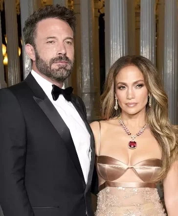 Los actores Ben Affleck y Jennifer López.