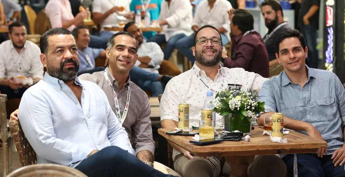 Hector Then, Gabriel Abreu, Carlos Then y Hernani Salazar.