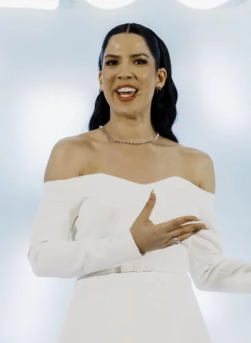 Yubelkis Peralta, presentadora de televisión.