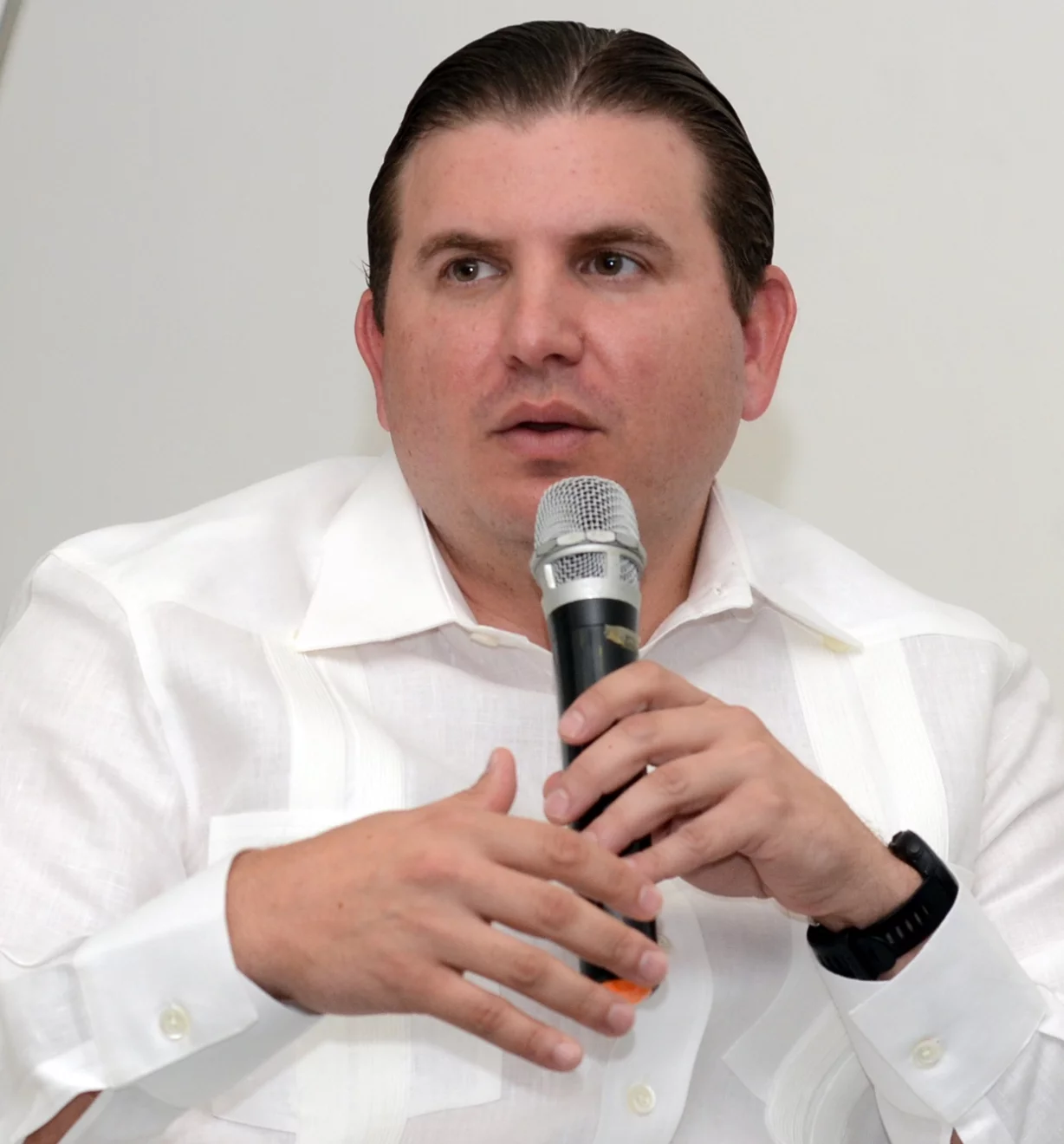Andrés Marranzini, quien ofreció detalles del proyecto Punta Bergantín. Jorge González