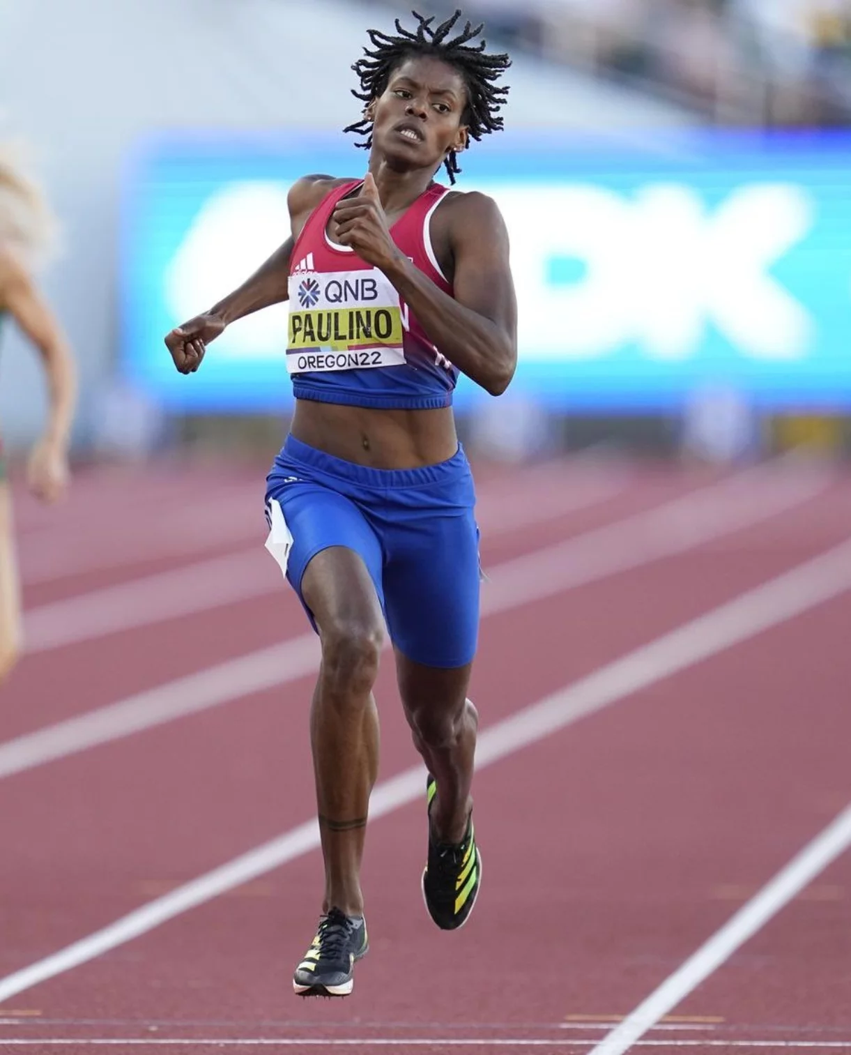 Marileidy Paulino busca  hoy liderar competencia 400 metros lisos Juegos París.  Archivo