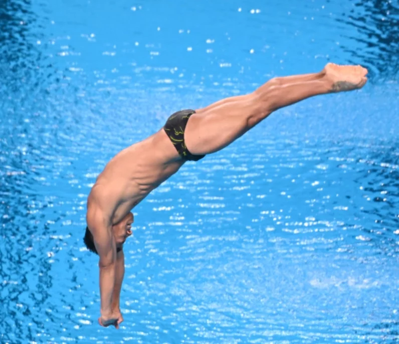Jonathan Ruvalcaba durante una de sus competencias.