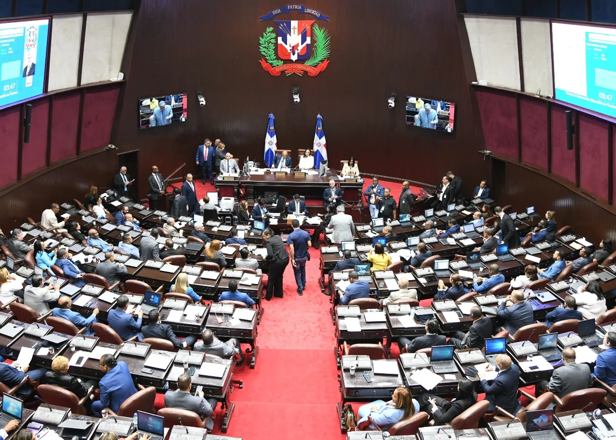 La sesión de la Cámara de Diputados estuvo concurrida el día de ayer.   FUENTE EXTERNA