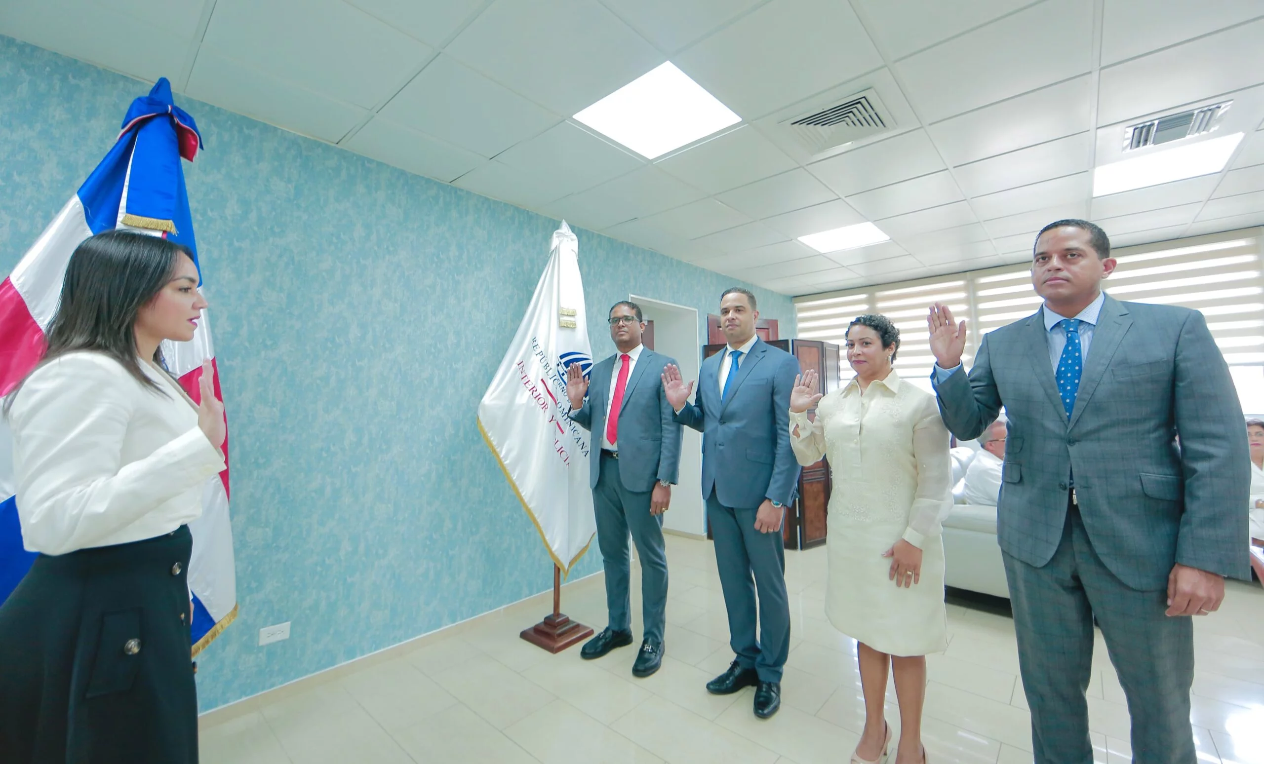 Ministra Faride Raful juramenta nuevos viceministros MIP Agosto 2024